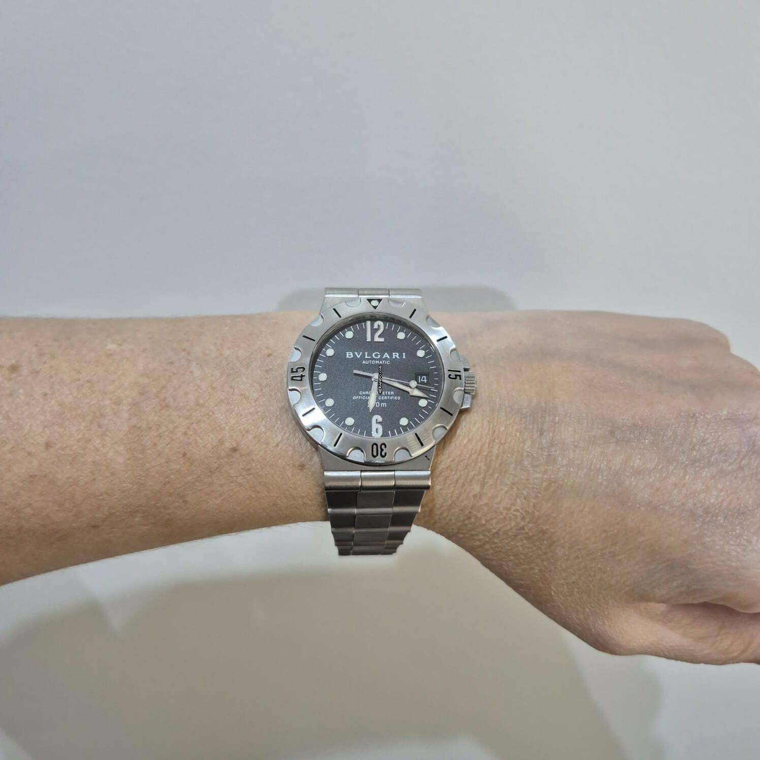 Thumbnail von Bulgari Diagono Scuba Lady 38mm Automático Completo