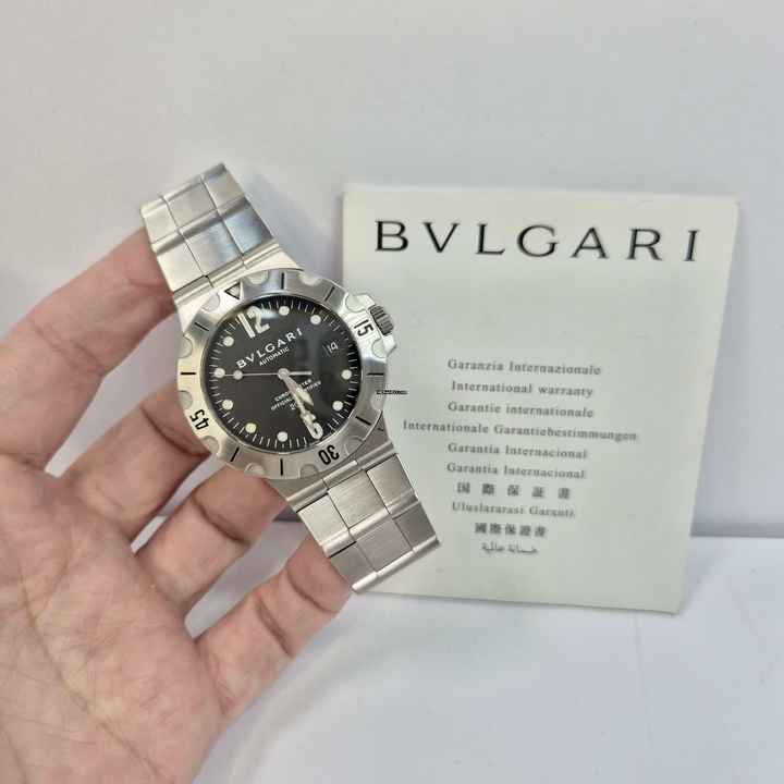  Bulgari Diagono Scuba Lady 38mm Automático Completo 