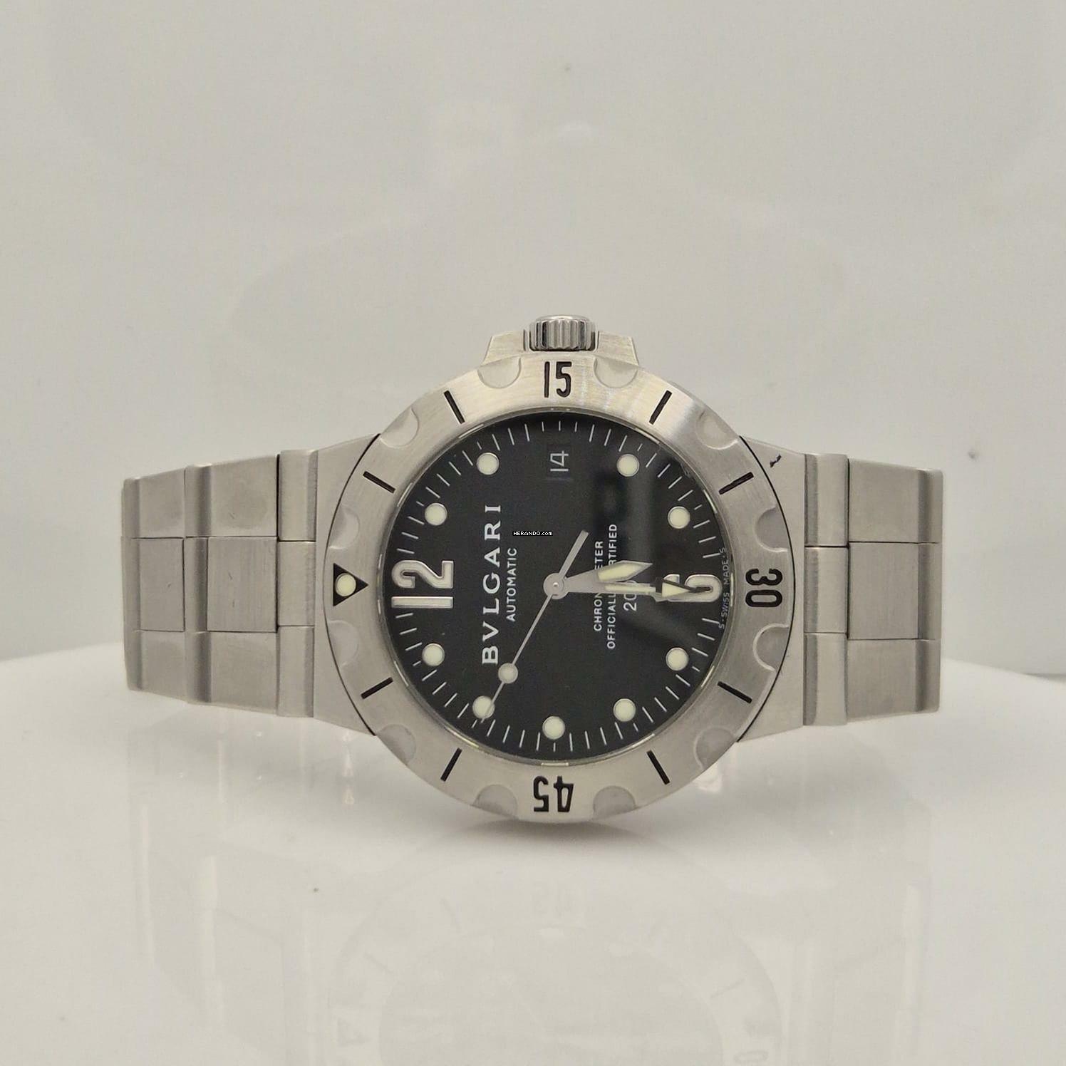 Thumbnail von Bulgari Diagono Scuba Lady 38mm Automático Completo