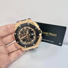 Thumbnail von Audemars Piguet Royal Oak Offshore Chronograph Ouro Rosé 44mm Automático Completo
