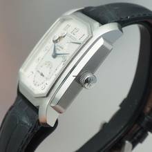 Thumbnail von Glashütte Original Senator Karrée 1845 Moonphase Auf/Ab - Reserche-De March Stahl/Leder B&P TOP
