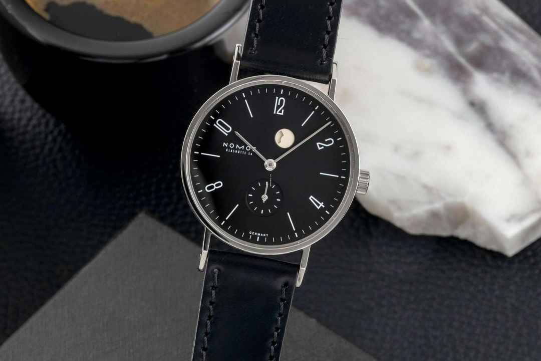 NOMOS Tangente Tankwart - Wempe 100 limited Stahl Handaufzug Box & Papiere 2005 