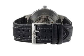 Thumbnail von Mühle Lufthans Typ 3 Weltzeit Stahl Automatik Ref M1-35-23-LB Box & Papiere 2019