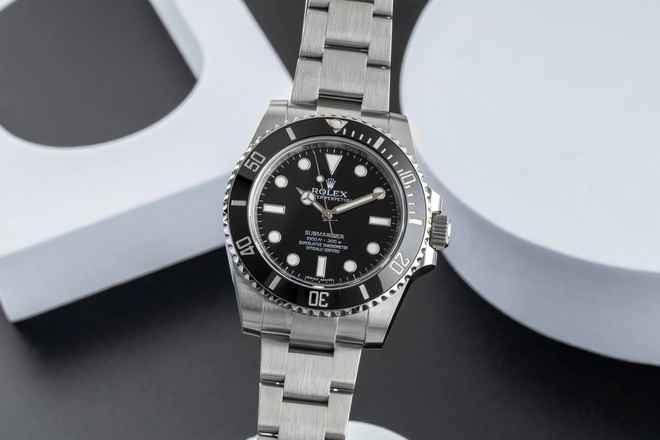  Rolex Submariner (No Date) Stahl Automatik Herrenuhr Ref. 114060 