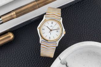 Thumbnail von Ebel Classic Wave Stahl / Gold Quarz Medium Size Ref. 183909 Klassiker B&P 1993