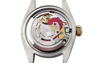 Thumbnail von Rolex Lady-Datejust Stahl / Gold Wood Dial Automatik Ref 6917 Vintage Klassiker