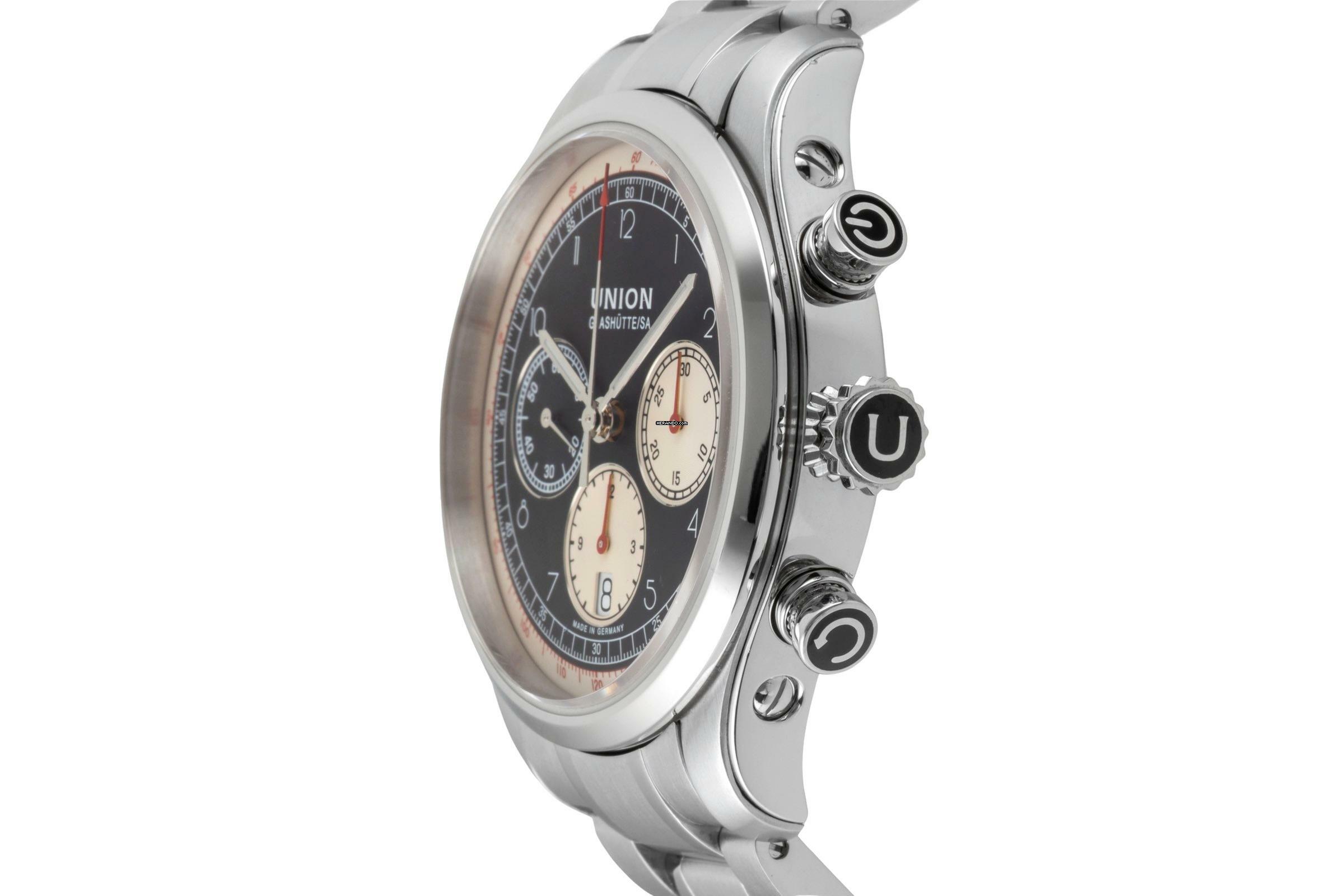 Thumbnail von Union Glashütte Belisar Chronograph Stahl Ref. D009.427.16.052.00 B&P 2022