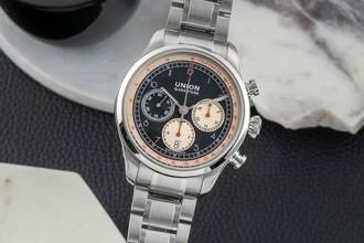 Thumbnail von Union Glashütte Belisar Chronograph Stahl Ref. D009.427.16.052.00 B&P 2022