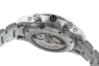 Thumbnail von Union Glashütte Belisar Chronograph Stahl Ref. D009.427.16.052.00 B&P 2022