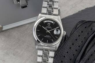 Thumbnail von Tudor Prince Date Day Black Dial Edelstahl Automatik Herren Ref. 76200