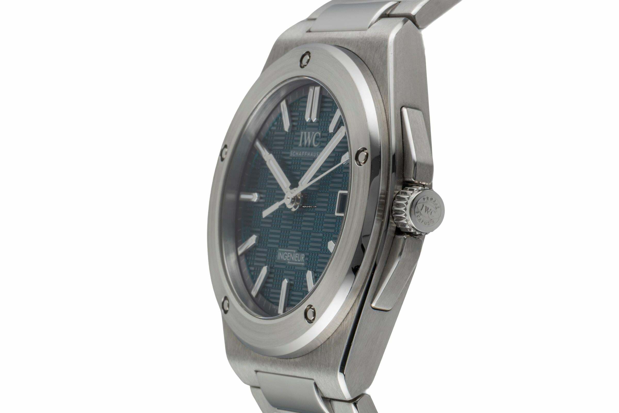 Thumbnail von IWC Ingenieur Automatic 40 Aqua Blue Stahl Automatik Ref. IW328903 Box & Papiere 2024