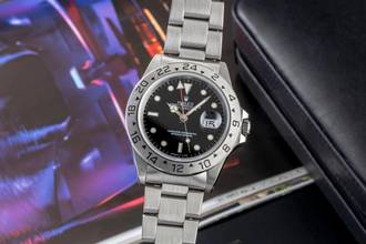 Thumbnail von Rolex Explorer II Black Dial Edelstahl Automatik Herrenuhr Ref. 16570 T-Serie