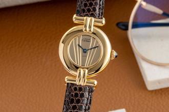 Thumbnail von Cartier Colisée must de Cartier Lady Vermeil 925 Silber Damenuhr Ref. 590002