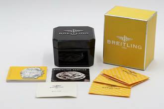 Thumbnail von Breitling Chrono Cockpit Chronograph Stahl / Gold Automatik Ref. B13357 B&P 2005