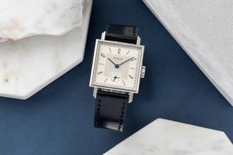 Thumbnail von NOMOS Tetra Edelstahl Handaufzug Herrenuhr Ref. 408 Box & Papiere 2022