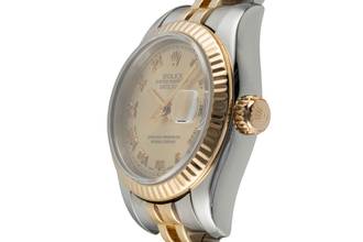 Thumbnail von Rolex Lady-Datejust Stahl / Gold Automatik Oyster Perpetual Ref 179173 B&P 2005