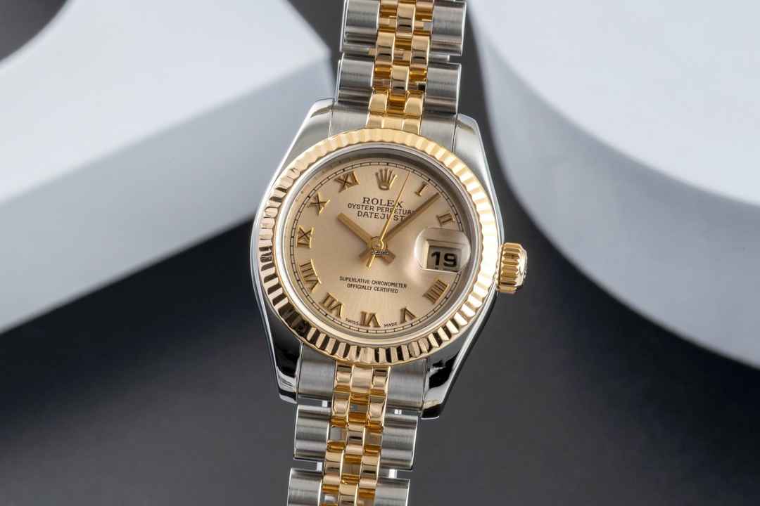  Rolex Lady-Datejust Stahl / Gold Automatik Oyster Perpetual Ref 179173 B&P 2005 