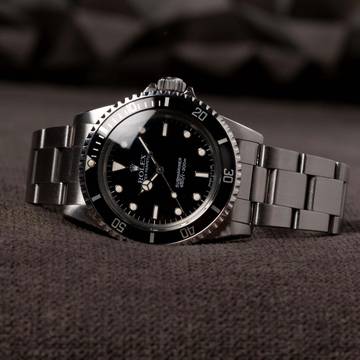Rolex Submariner (No Date) Spider Dial Unpolished,Service Papers