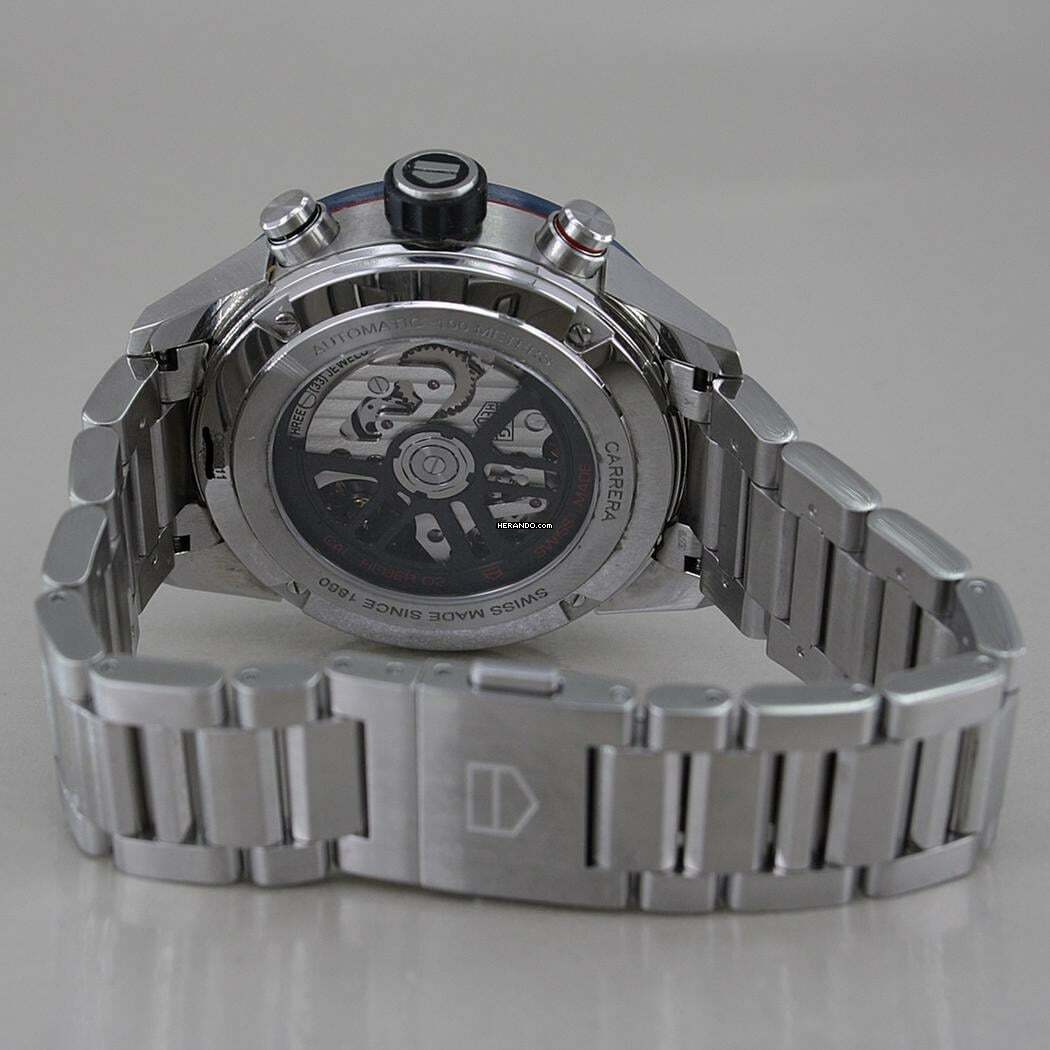Thumbnail von TAG Heuer Carrera Calibre Heuer 02 Skeleton Chronograph Ø 43 mm Full Set Top Zustand