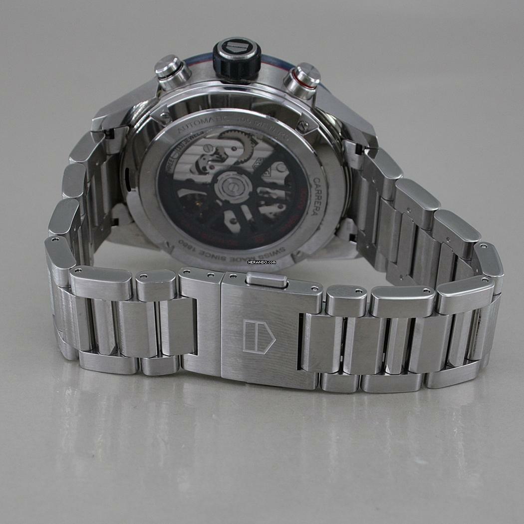 Thumbnail von TAG Heuer Carrera Calibre Heuer 02 Skeleton Chronograph Ø 43 mm Full Set Top Zustand