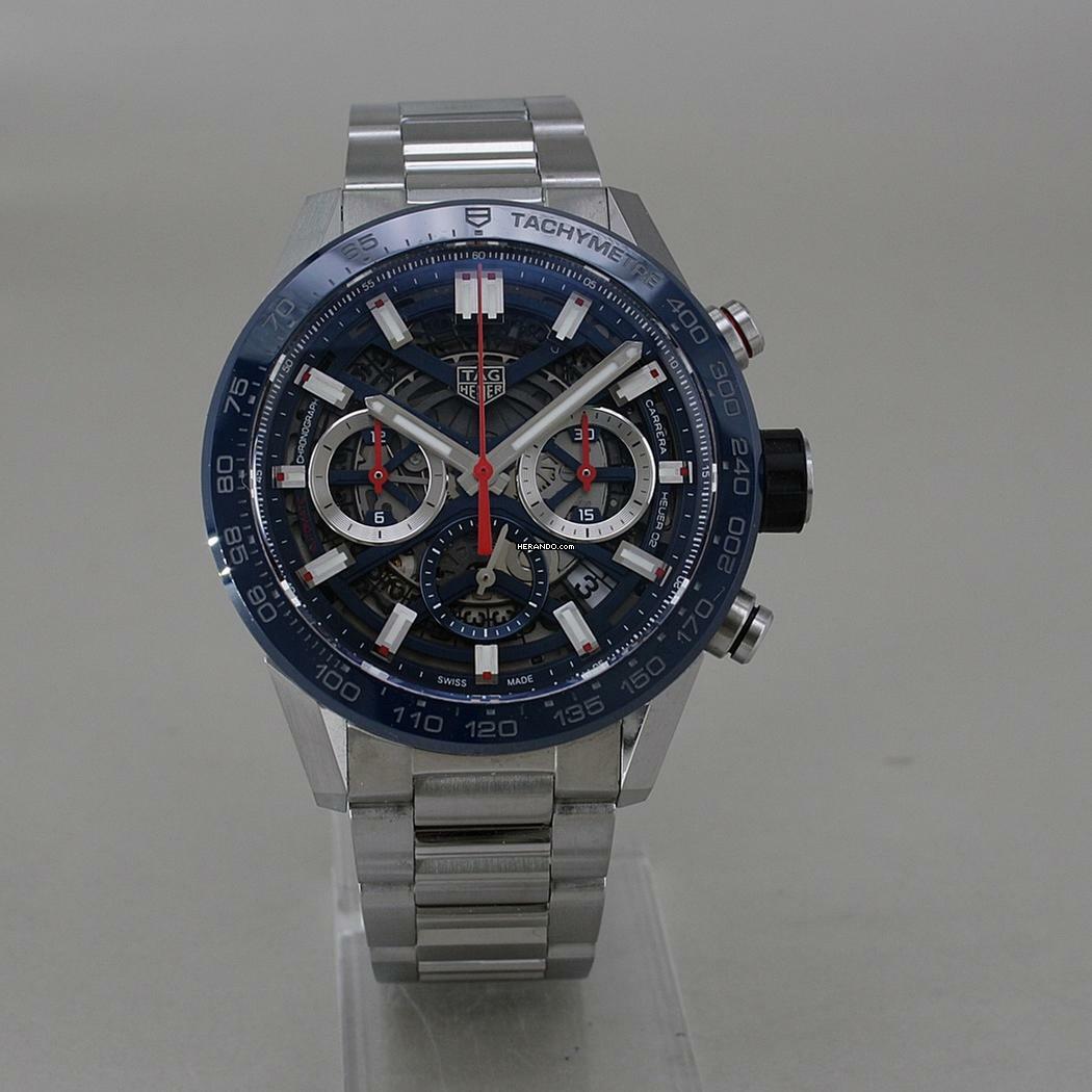 Thumbnail von TAG Heuer Carrera Calibre Heuer 02 Skeleton Chronograph Ø 43 mm Full Set Top Zustand