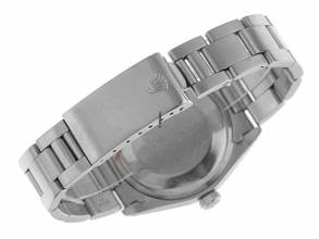 Thumbnail von Rolex Oyster Perpetual Date open 6/9 Ref.1500 1977 Box&Beschribung original unpoliert Oyster Perpetual Date Rhodium open 6/9 Stahl