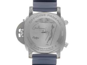 Thumbnail von Panerai Submersible Chrono Guillaume Nery Edition Ref.PAM00982 2025 Full Set Ungetragen Submersible Chrono Guillaume Nery Edition Titan