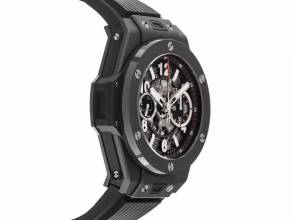 Thumbnail von Hublot Big Bang Unico Black Magic Ref.411.C1.1170.RX 2020 Full Set wie Neu Vintage Big Bang Unico Black Magic Kautschuk Faltschließe