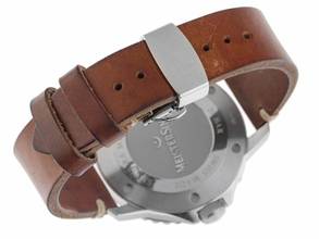 Thumbnail von Meistersinger Salthora Meta X Einzeigeruhr Ref.SAMX908 2017 Full Set wie Neu Vintage Salthora Meta X Leder Faltschließe