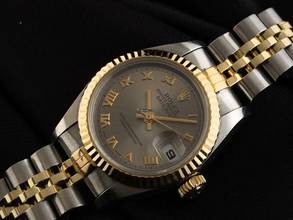 Thumbnail von Rolex Lady-Datejust Ref.79173 1998 Full Set original unpoliert Datejust Lady Rhodium