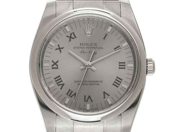  Rolex Air King Oyster Perpetual Air King Ref.114200 2007 Full Set sehr gut Vintage Oyster Perpetual Air King Stahl 
