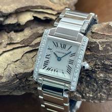 Thumbnail von Cartier Tank Française Tank Francaise Lady - FULL SET 2002 - Ref. 2403