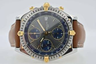 Thumbnail von Breitling Chronomat Chronograph Stahl/Gold B13047 Grey Dial