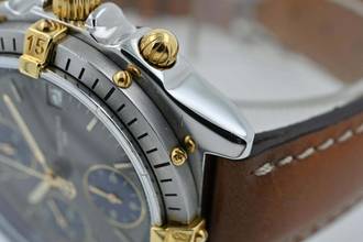 Thumbnail von Breitling Chronomat Chronograph Stahl/Gold B13047 Grey Dial