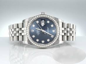 Thumbnail von Rolex Datejust 36 36mm 116244 2017 Stahl Weissgold 750 Diamanten Automatik Stainless Steel 18kt White Gold Jubilé-band Chronometer Oyster Blue Dial