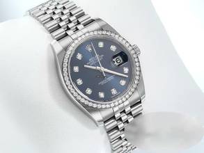 Thumbnail von Rolex Datejust 36 36mm 116244 2017 Stahl Weissgold 750 Diamanten Automatik Stainless Steel 18kt White Gold Jubilé-band Chronometer Oyster Blue Dial