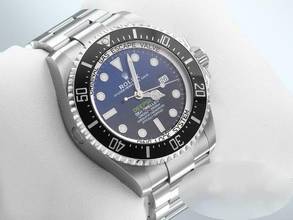 Thumbnail von Rolex Sea-Dweller Deepsea Deep Blue 126660 2020 Stahl Automatik Taucheruhr Stainless Steel Oyster-band Chronometer Black-blue Dial