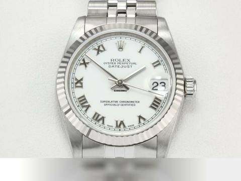  Rolex Datejust 31 31mm 2002 Stahl Weissgold 750 Automatik Stainless Steel 18kt White Gold Jubilé-band Chronometer Oyster 