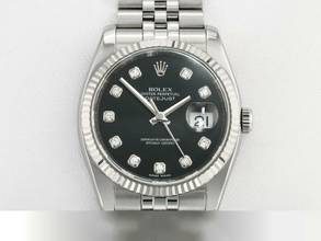 Thumbnail von Rolex Datejust 36 36mm 116234 2015 Stahl Weissgold 750 Diamanten Automatik Stainless Steel 18kt White Gold Jubilé-band Chronometer Oyster Black Dial