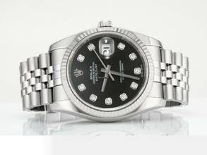 Thumbnail von Rolex Datejust 36 36mm 116234 2015 Stahl Weissgold 750 Diamanten Automatik Stainless Steel 18kt White Gold Jubilé-band Chronometer Oyster Black Dial