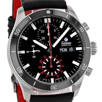  Tutima Grand Flieger Airport Chronograph NEW FULL SET 