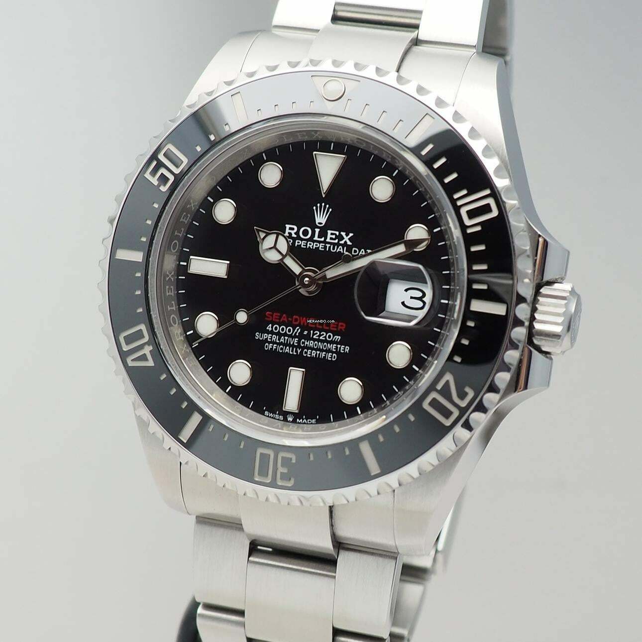 Rolex Sea-Dweller RED 126600 Stahl/Stahl Box+Papiere 2020