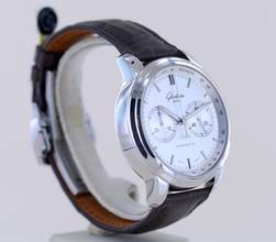 Thumbnail von Glashütte Original Senator Chronograph XL Silver 44mm Klassiker Cal 39 Edelstahl B+P