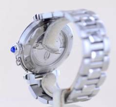 Thumbnail von Cartier Pasha Date Automatic Stahl Klassiker Luxusuhr Stick dial 38mm Stahlband