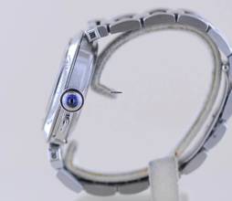 Thumbnail von Cartier Pasha Date Automatic Stahl Klassiker Luxusuhr Stick dial 38mm Stahlband