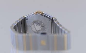 Thumbnail von Omega Constellation Quartz Stahl Gold MOP Diamond Dial Quarz Lady Klassiker