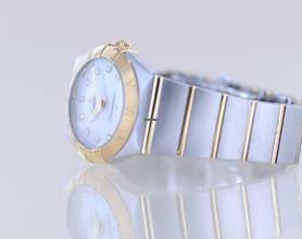 Thumbnail von Omega Constellation Quartz Stahl Gold MOP Diamond Dial Quarz Lady Klassiker