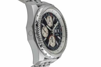 Thumbnail von Breitling Bentley GT Chronograph Edelstahl Automatik Ref. A13362 B&P 2009