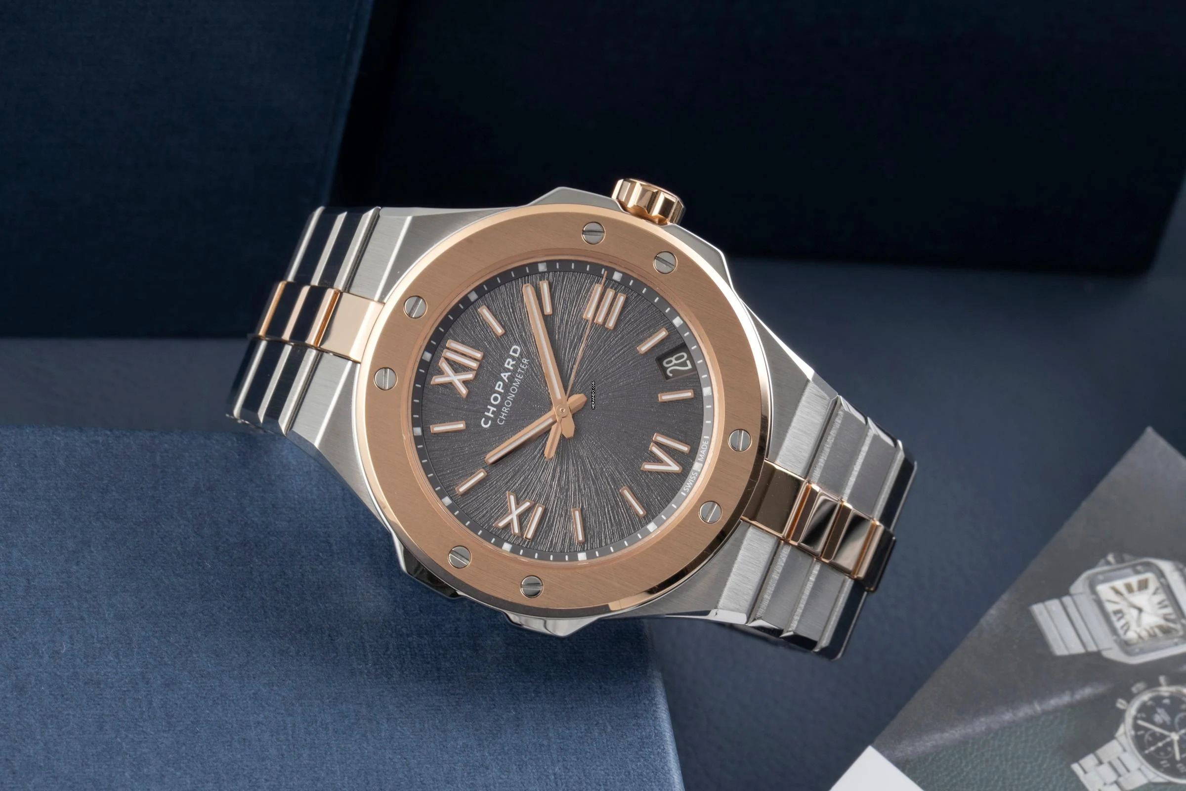 Thumbnail von Chopard Alpine Eagle Stahl/Gold Automatik Ref. 298600-6001 B&P 2021