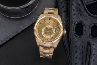 Thumbnail von Rolex Sky-Dweller 18k (0,750) Gold Automatik Herrenuhr Ref. 326938 B&P 2016